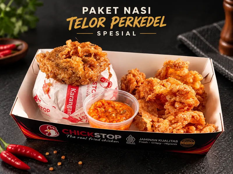 Paket Nasi Telor Perkedel Spesial