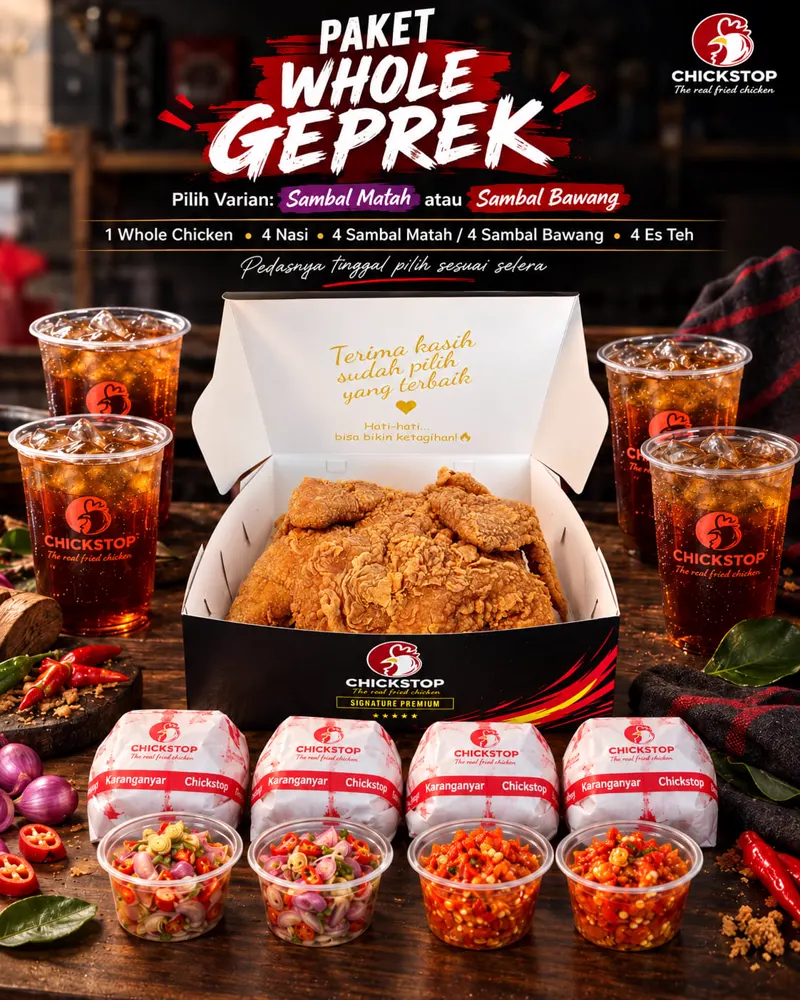 Sambal Bawang / Matah Whole Chicken Paket